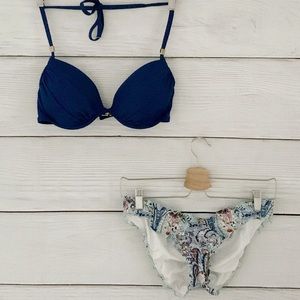 VS Pretty Blue & Multi color design Bikini